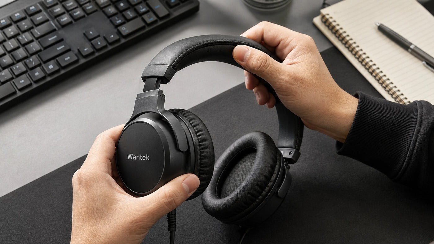 Gaming headset durability inspection of headband, hinges, ear pads and stress points