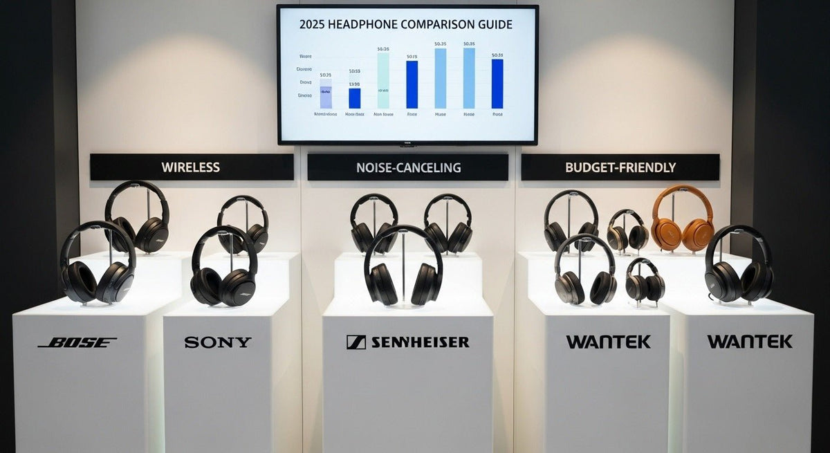 Best Branded Headphones 2025 – Top Wireless Picks – Wantek