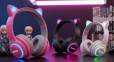 cat ear headphones