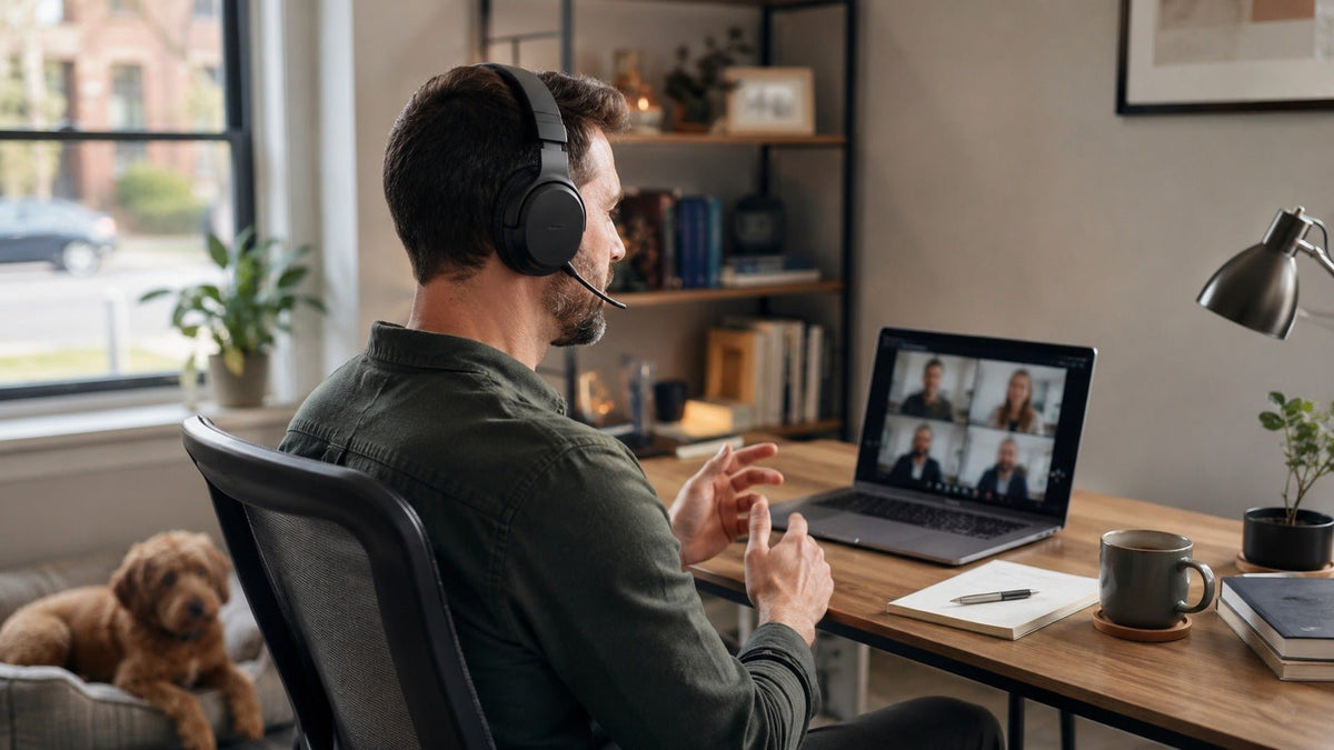 Sound Cancelling Headset with Mic