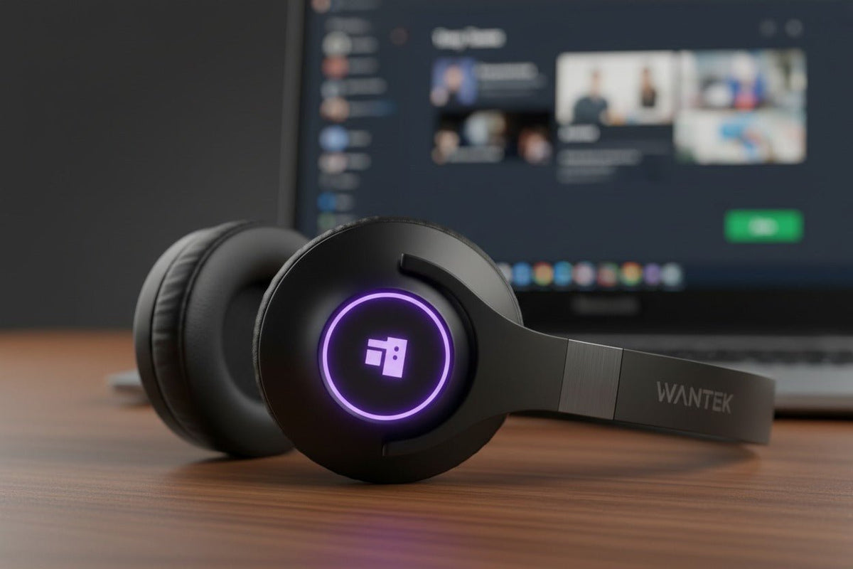 Best Headphones for Microsoft Teams Noise Cancelling & Comfort Wantek
