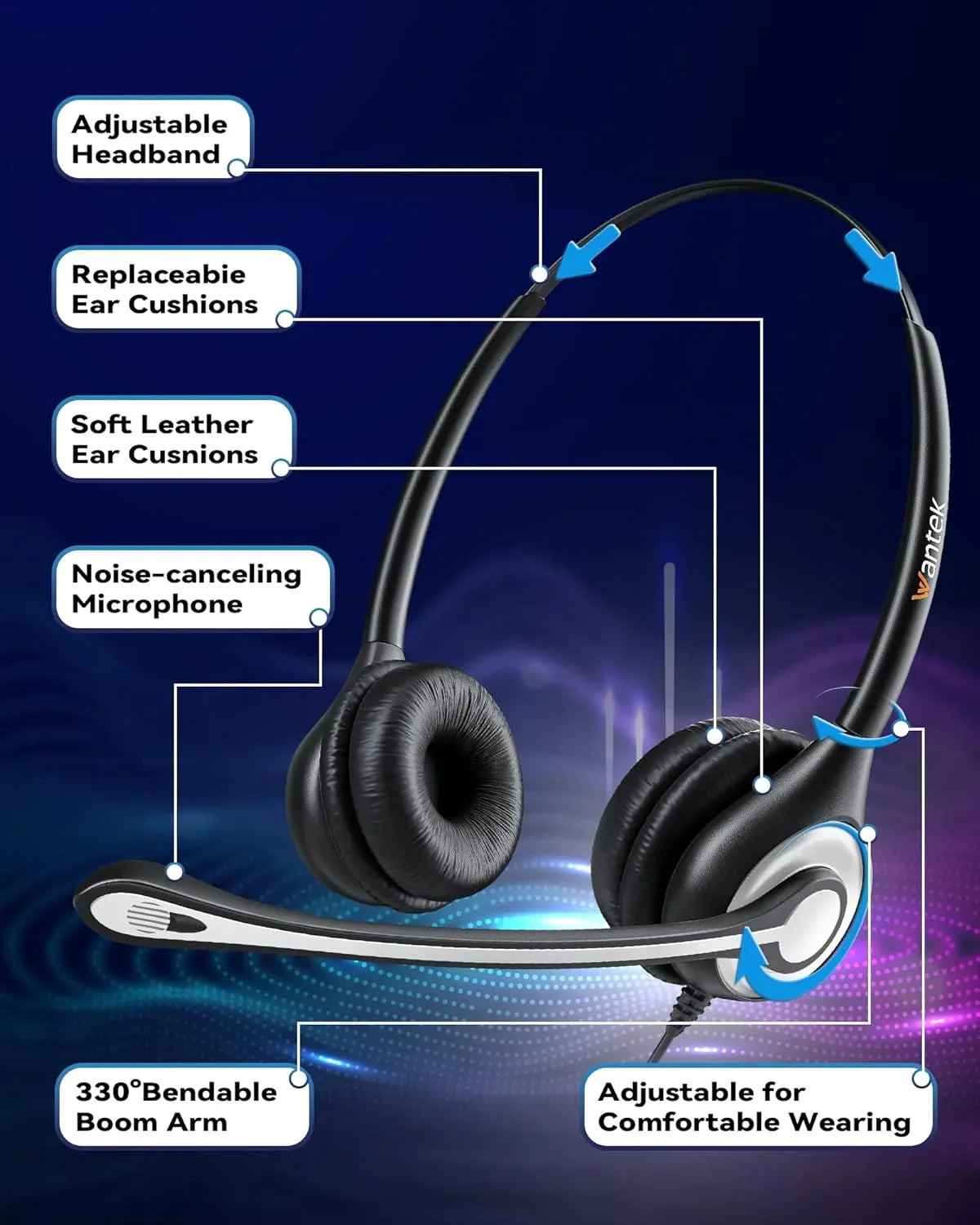 RJ1 headset with QD