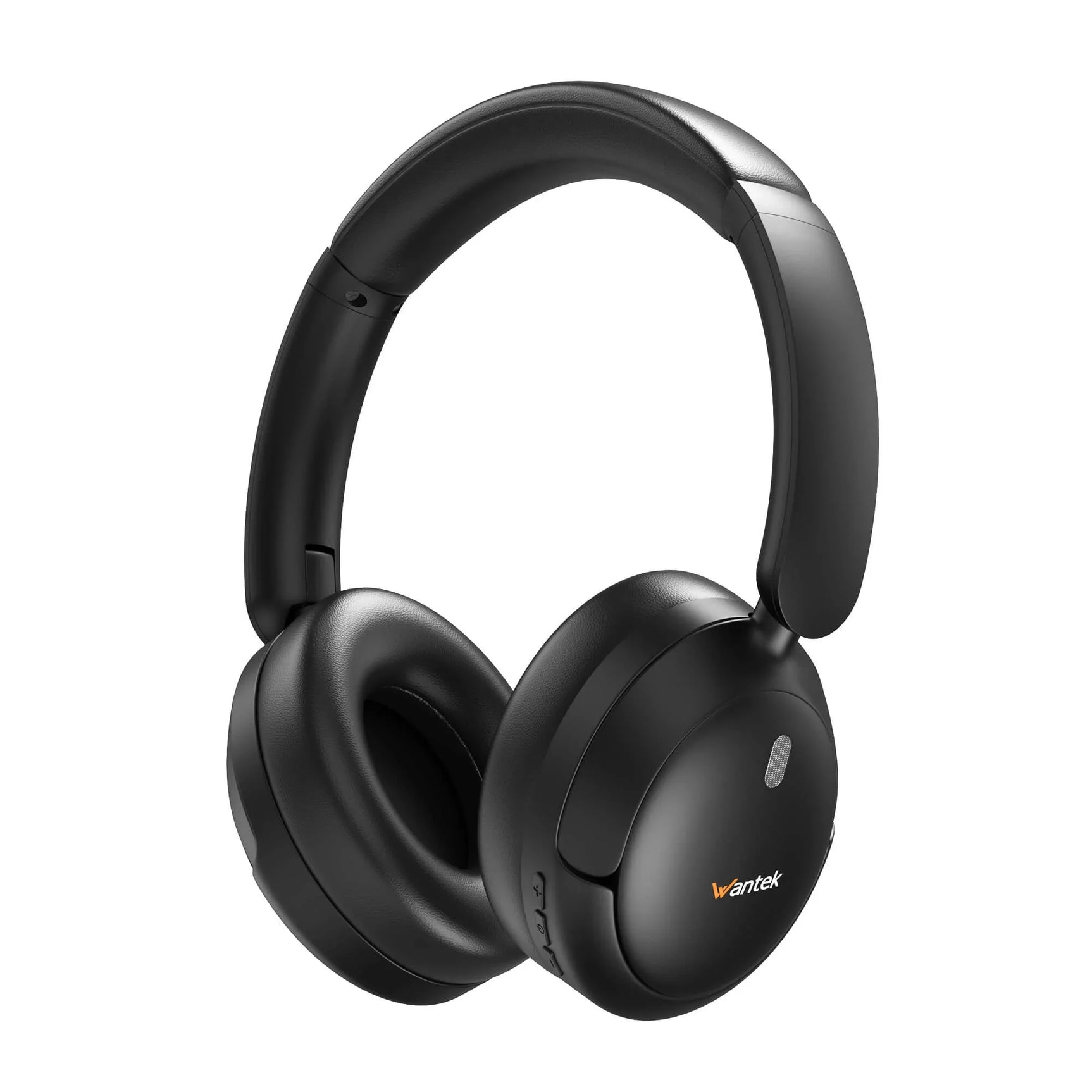 Wantek T3 black over ear headphones front view
