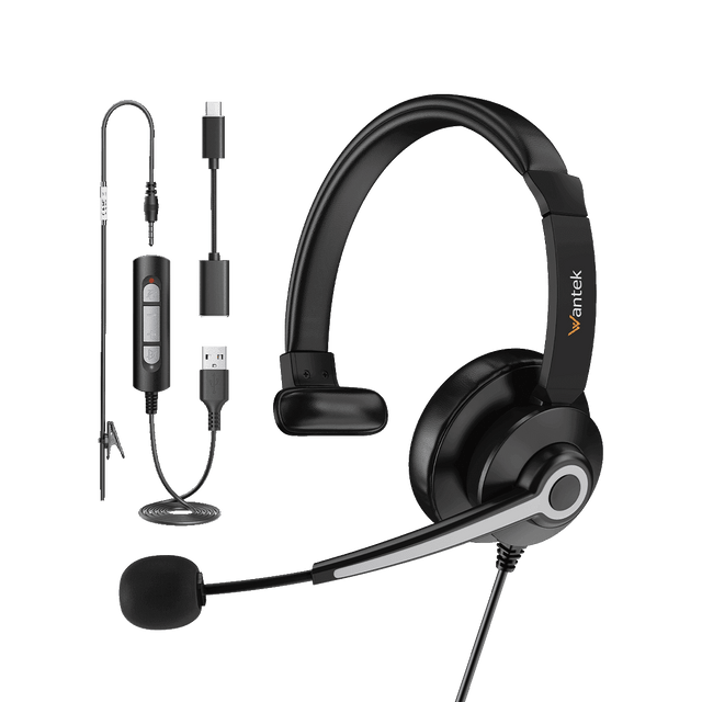 USB Headphones with Microphone
