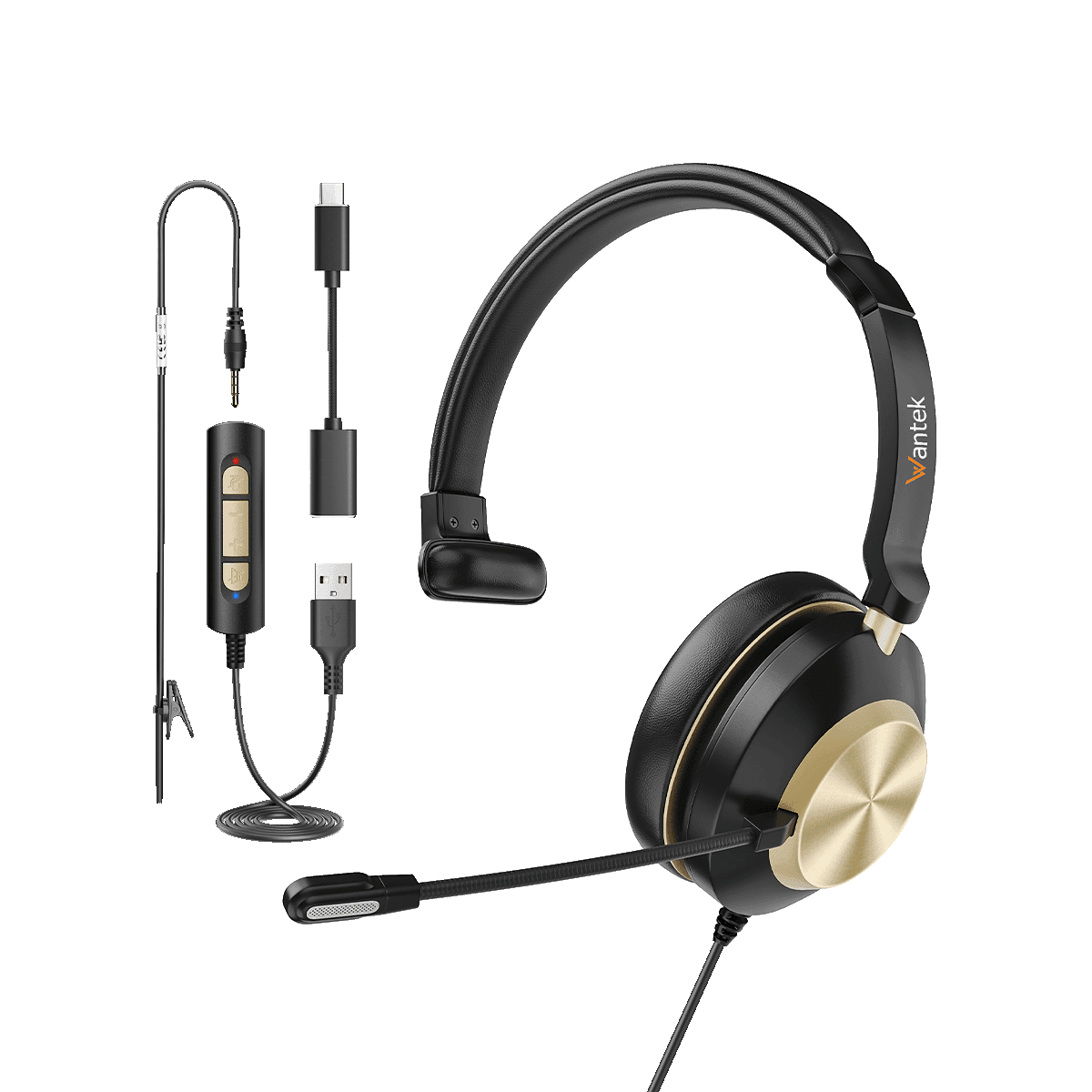 Wired USB Headset