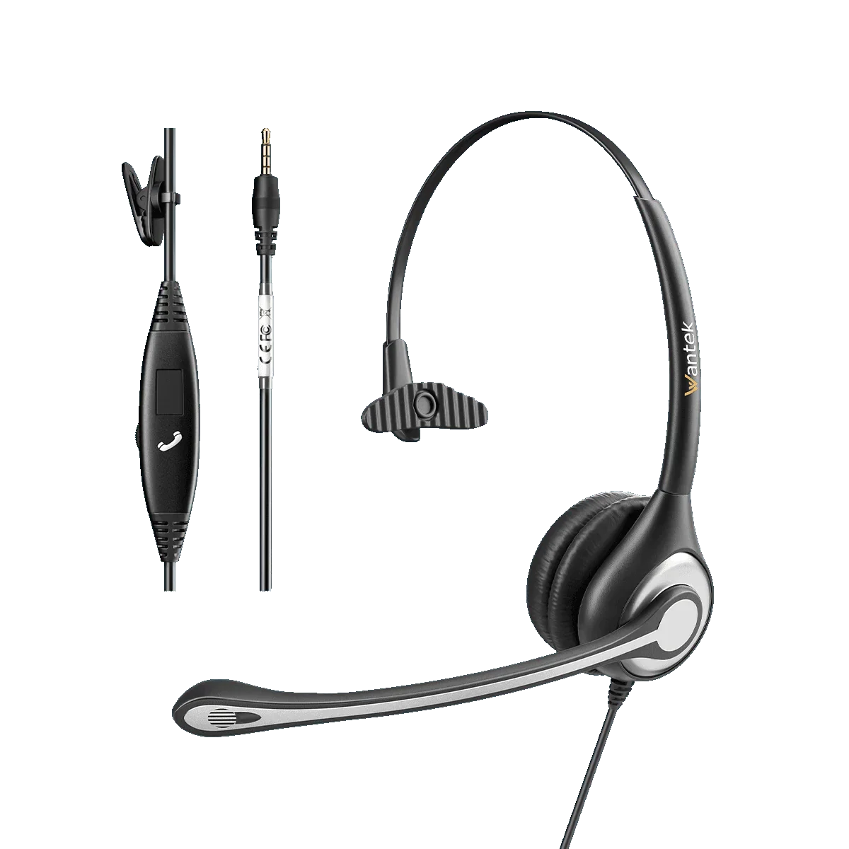 3.5 mm jack headset with mic