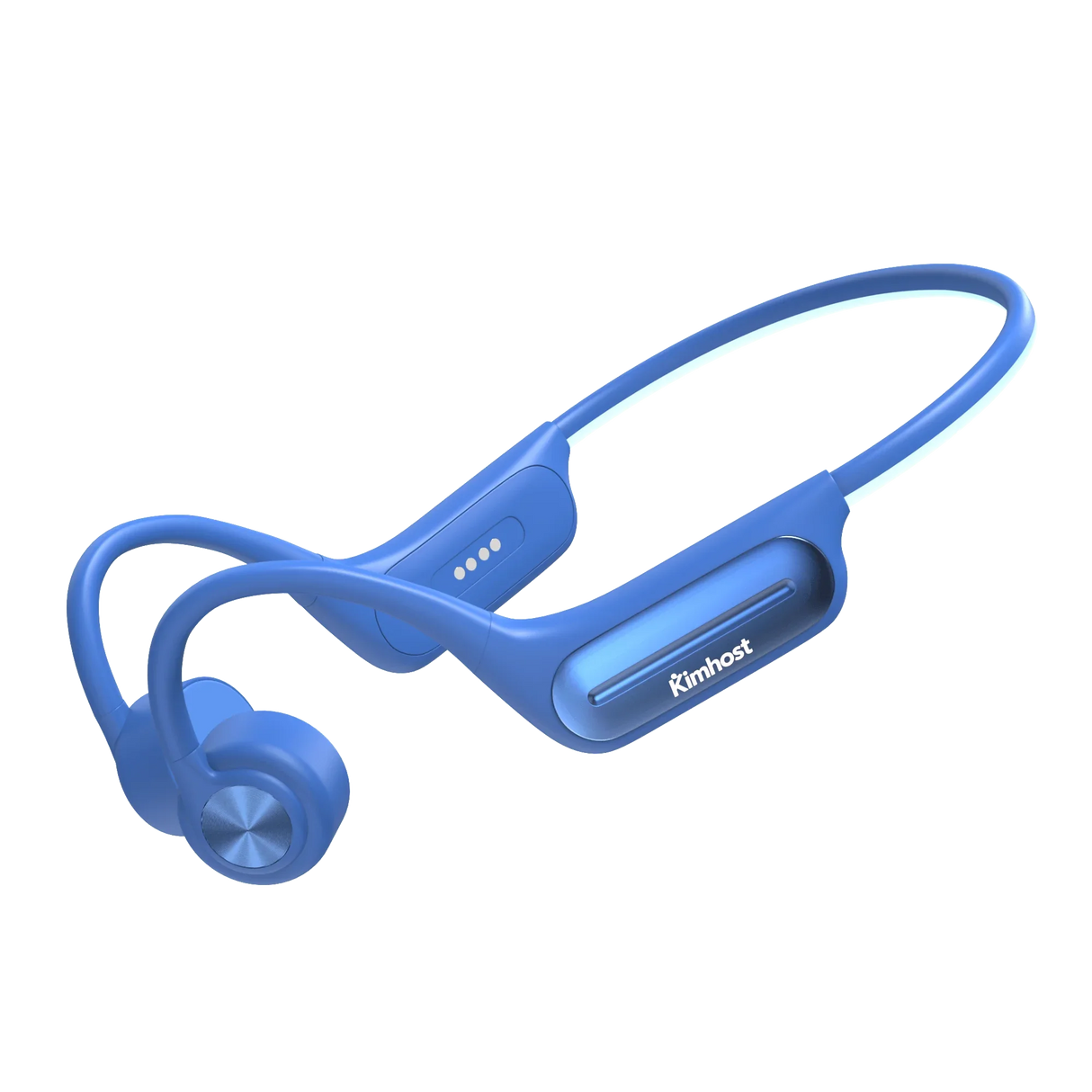 Kimhost BC3PRO bone conduction earphone in blue – open-ear bluetooth earphones with IP68 waterproof