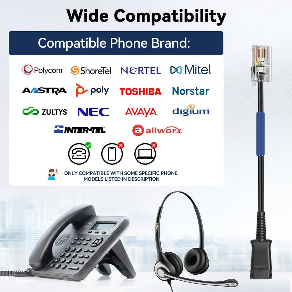 Telephone Headsets for Landline Phones