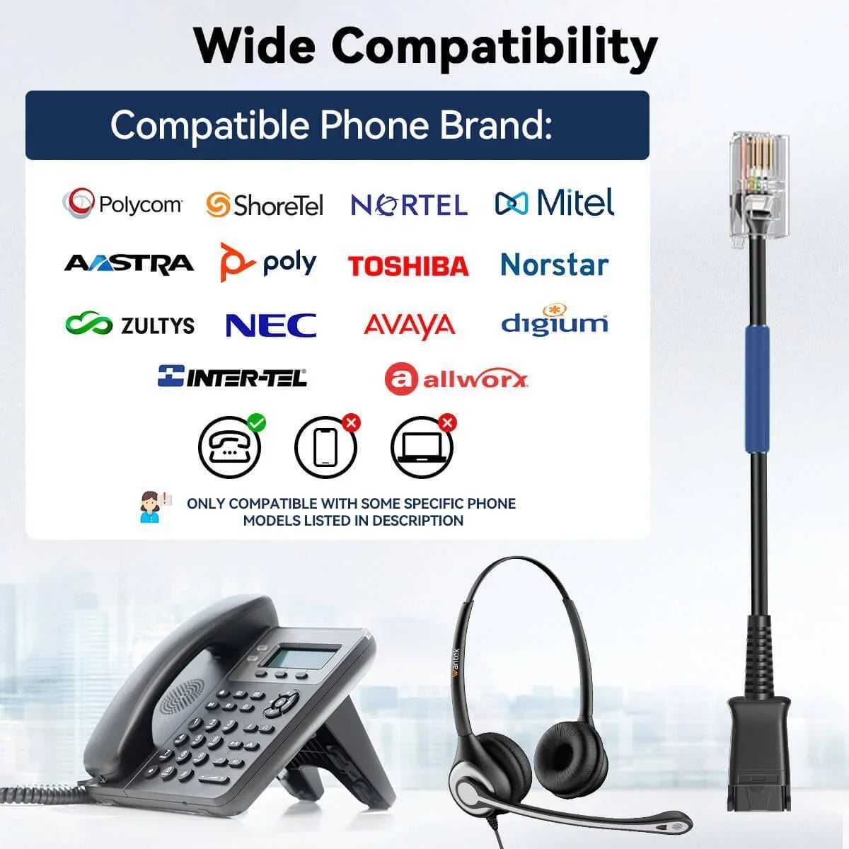 telephone headsets for landline phones vs competitors