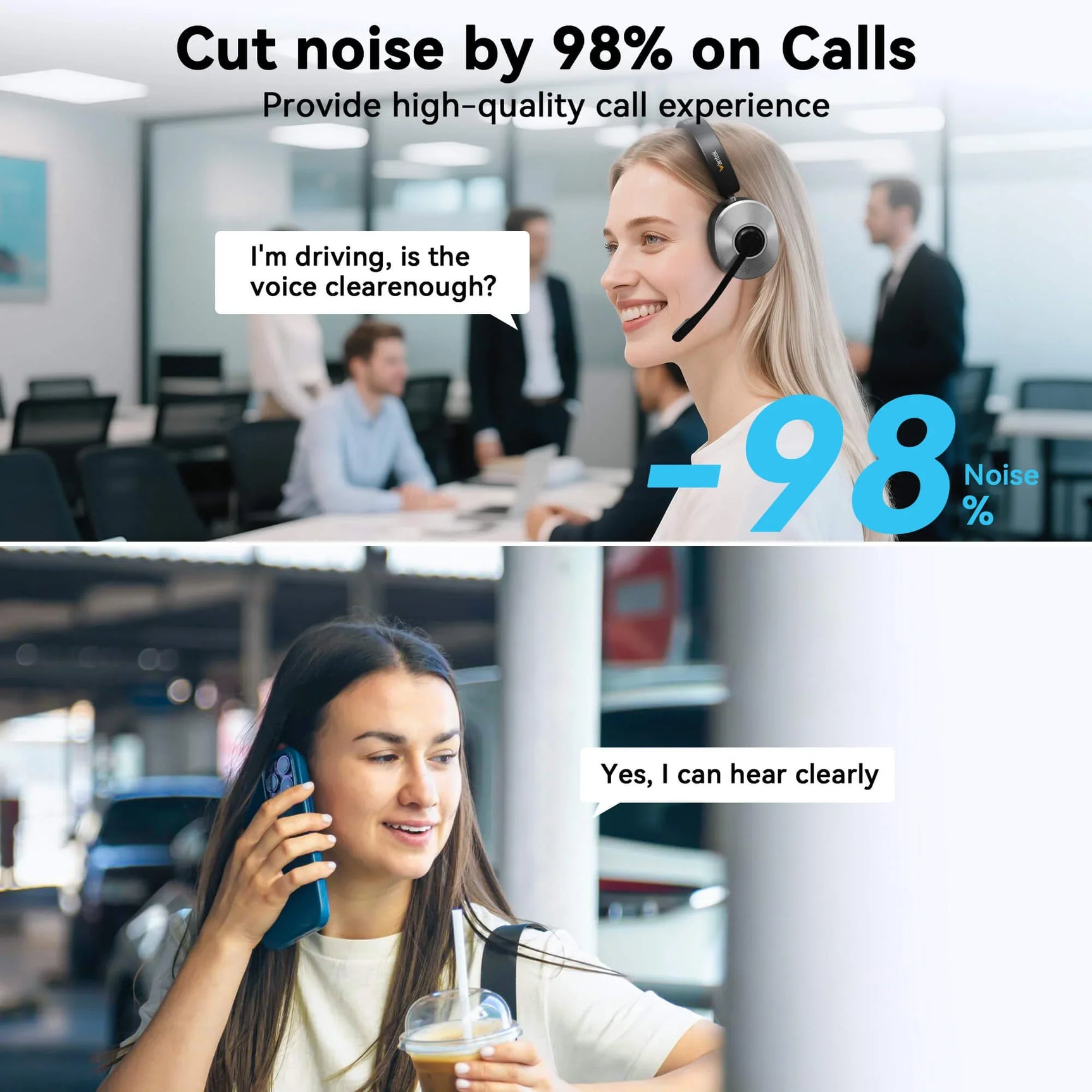 Top-rated Bluetooth headphones with mic for office use