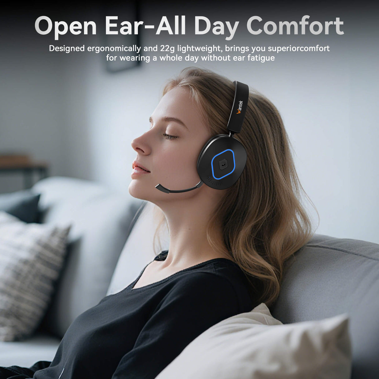 Wantek® 186BTC Wireless Headphones