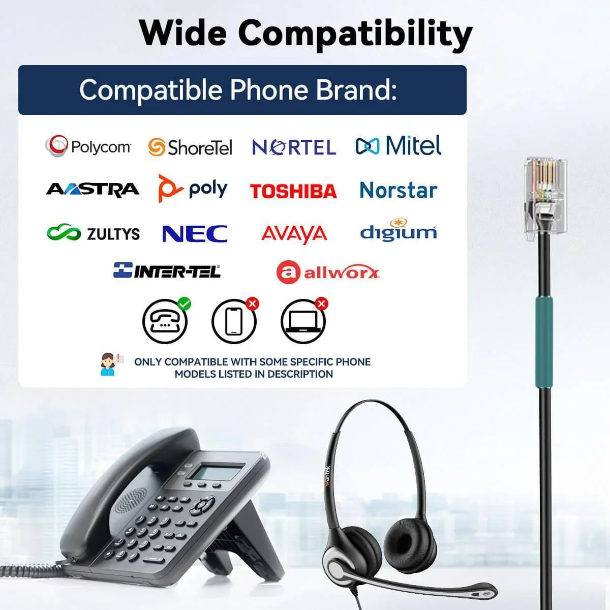 desk phone headset