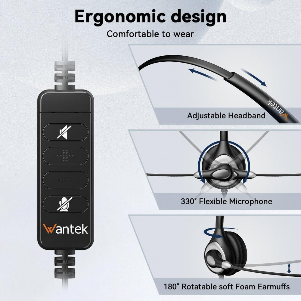 Headphones with Mic and USB