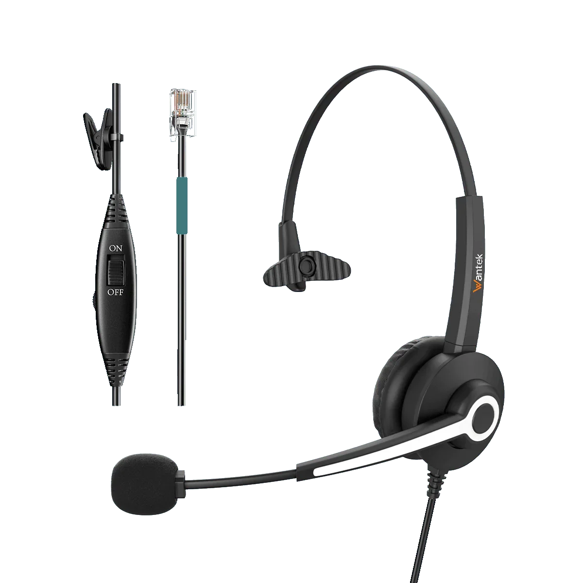 telephone headset for landline phone