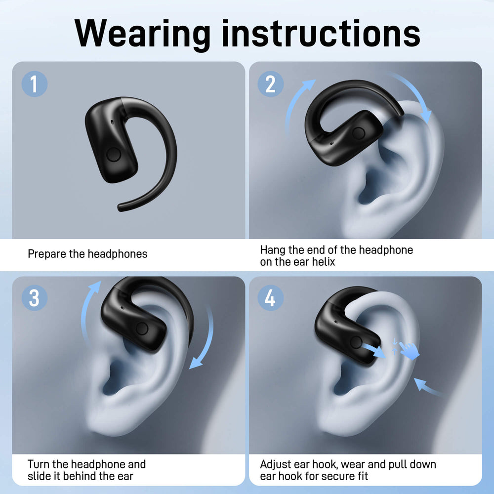 Wantek® OBT030 Ear Hook Headphone