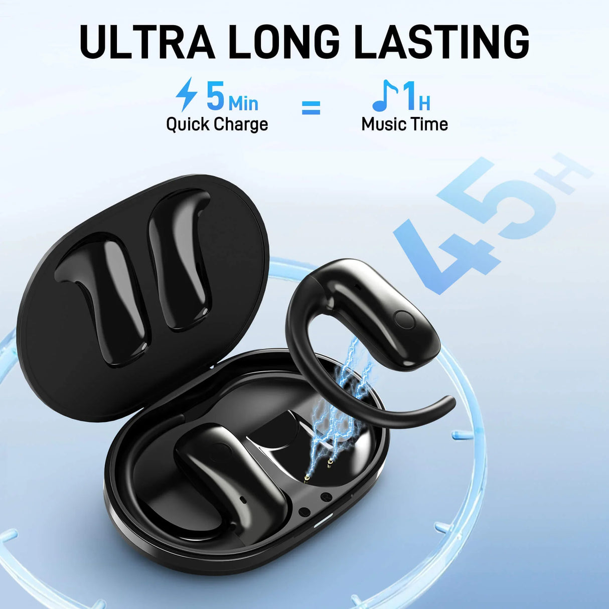open ear clip headphones