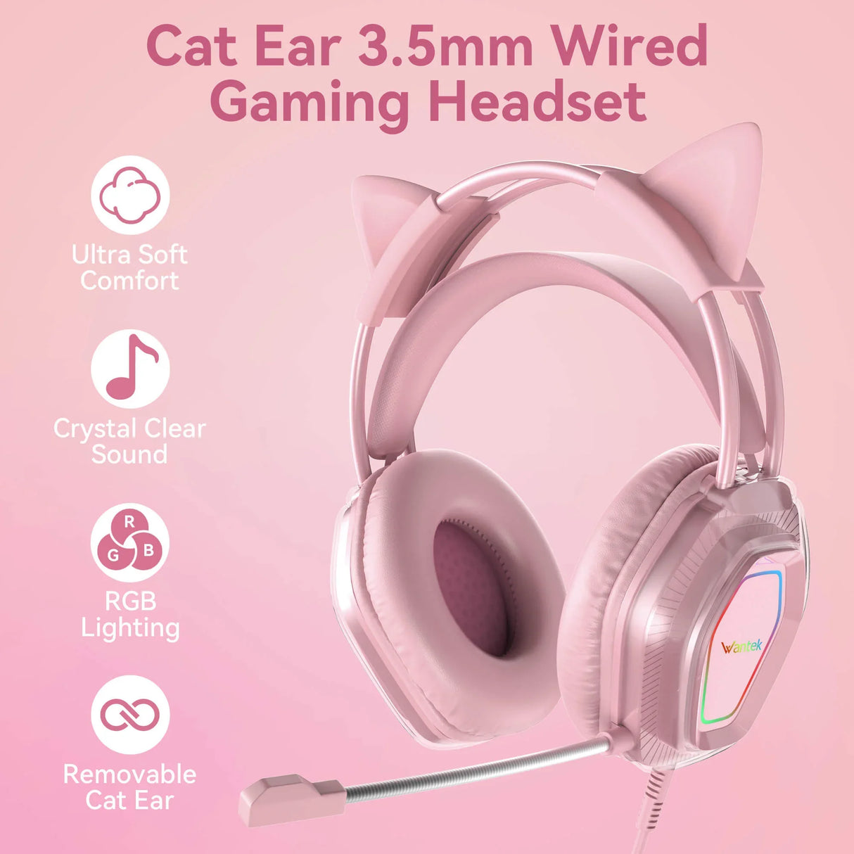 cat ear headphones for office use