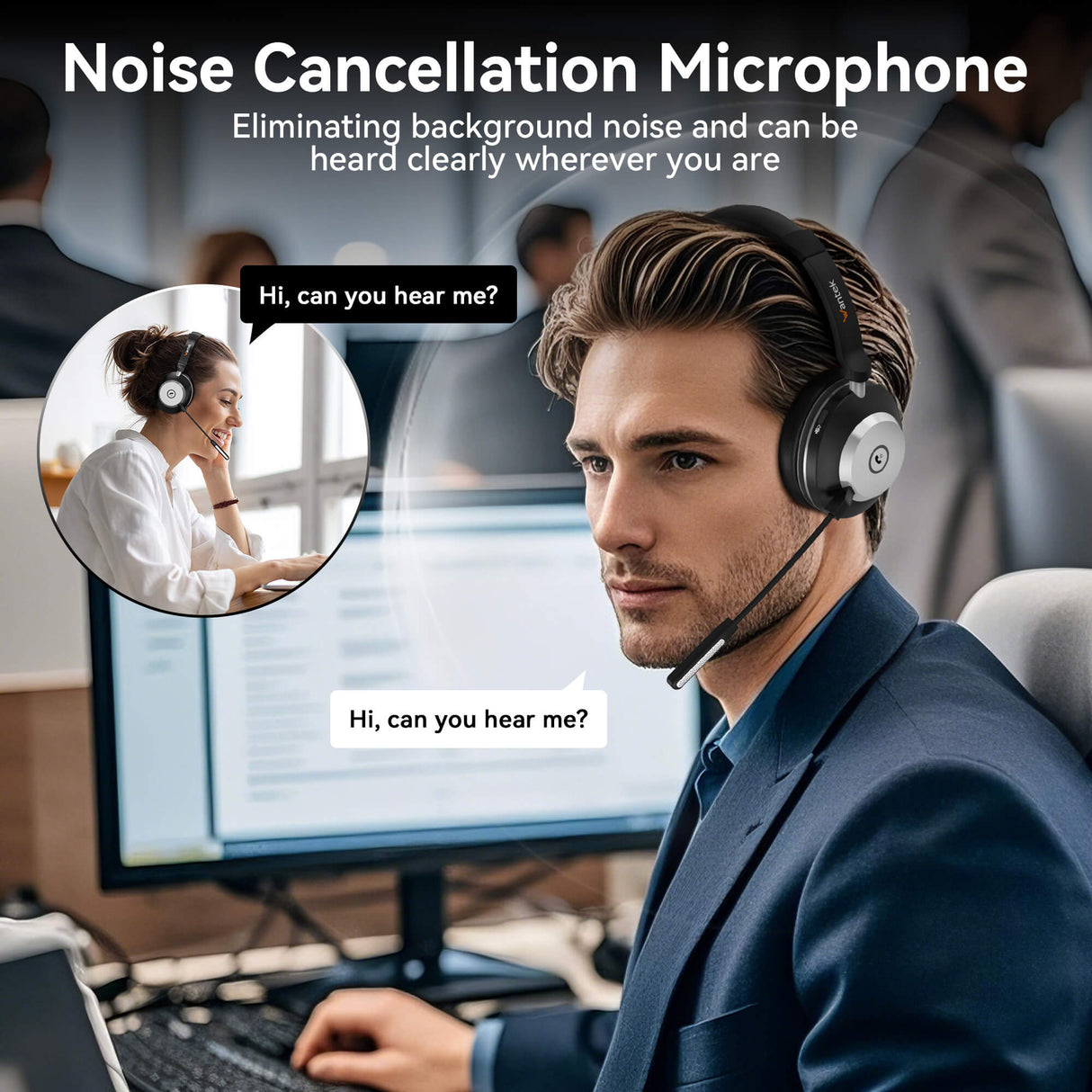 Wireless Headphones with Charger