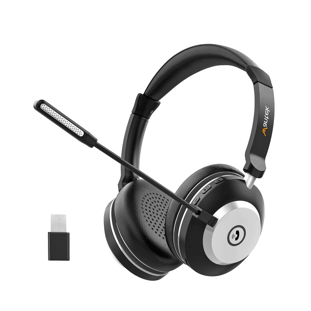 Noise Canceling Bluetooth Headphones with Microphone for conference calls