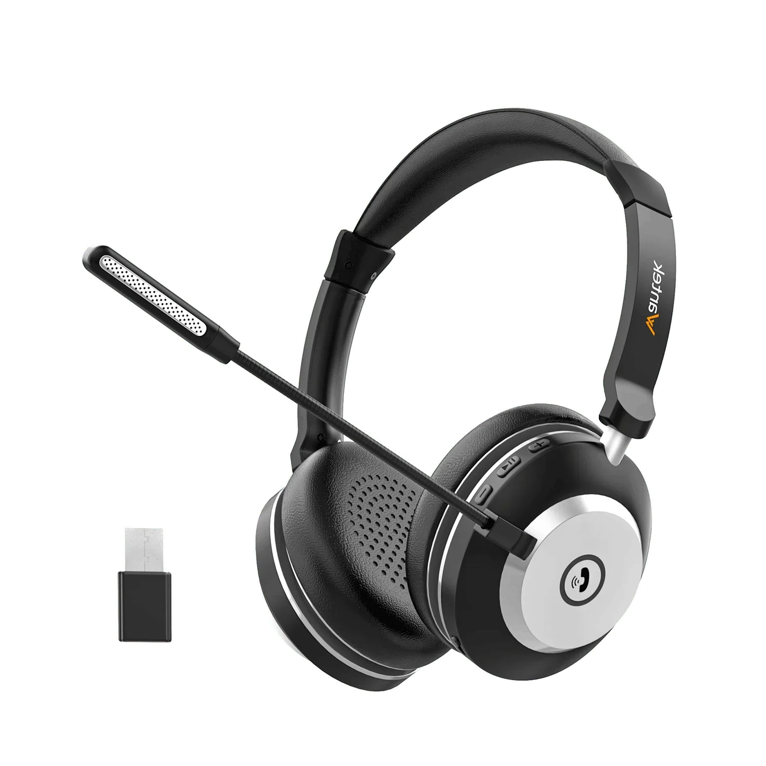 Bluetooth headphones with microphone for video calls