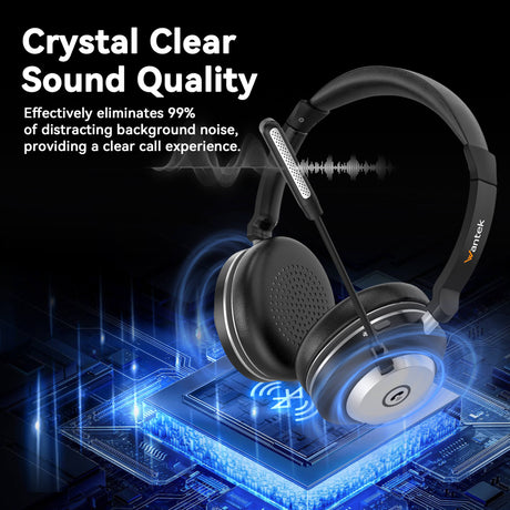 Bluetooth Headphones with Microphone