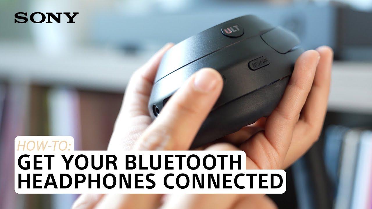 how to get sony headphones to use wired connection