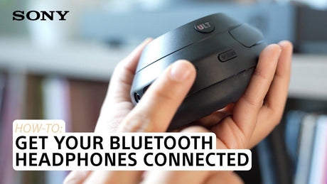 how to get sony headphones to use wired connection