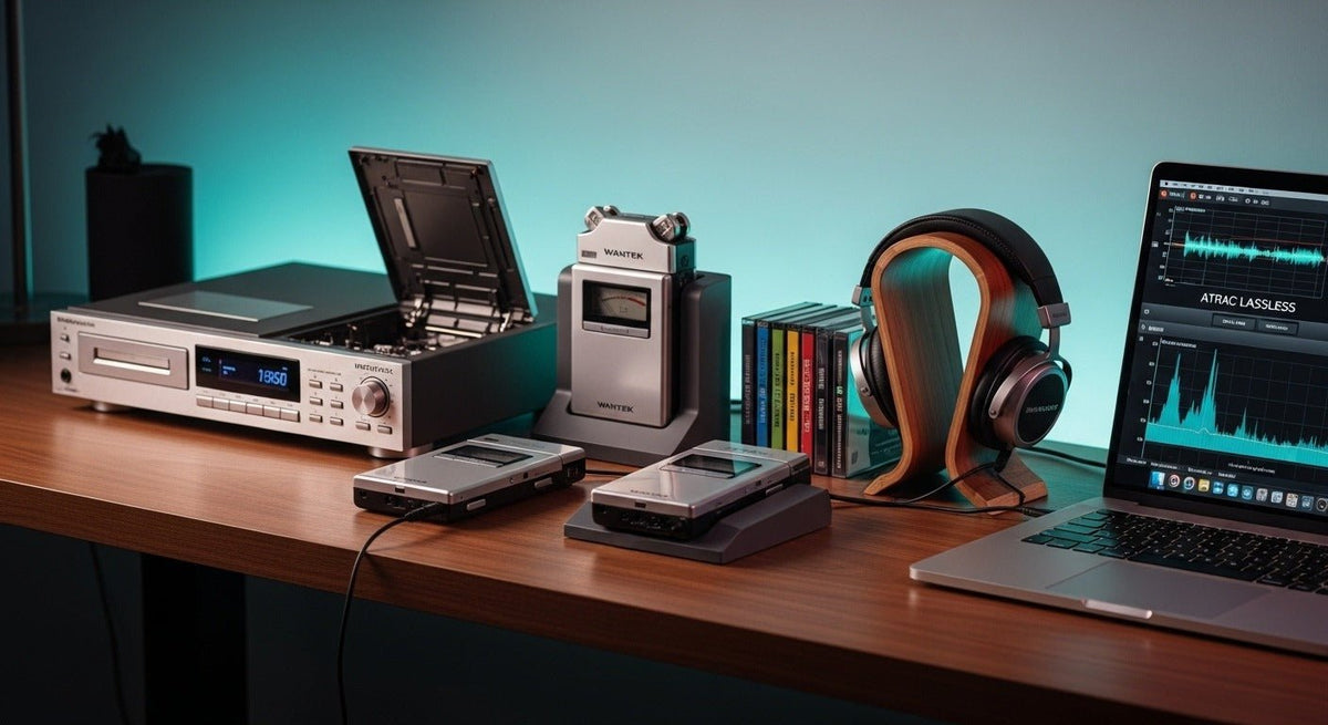 ATRAC Lossless Benefits for Audiophiles: NetMD & MiniDisc Quality – Wantek