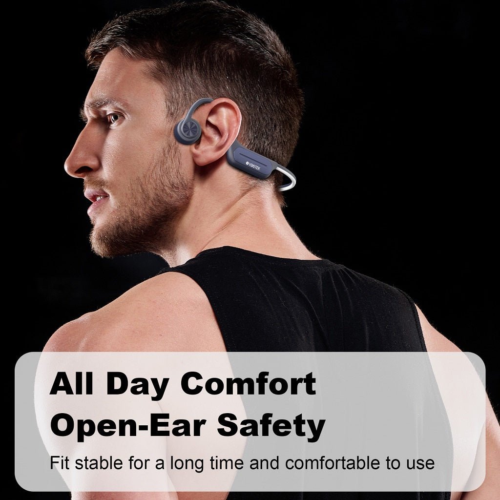 blue wireless headphones