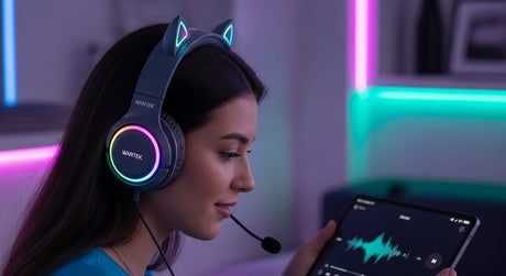 Cat Ears LED Headphones