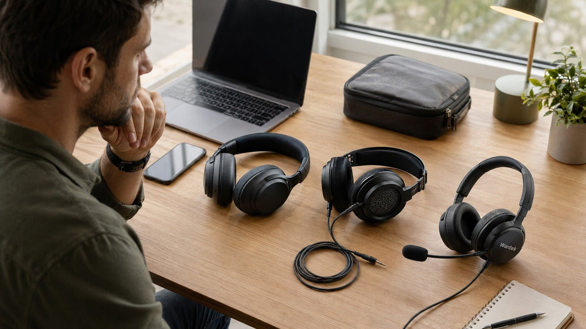 Best headphones under $200 compared for wireless listening, wired audio, and Wantek office calls
