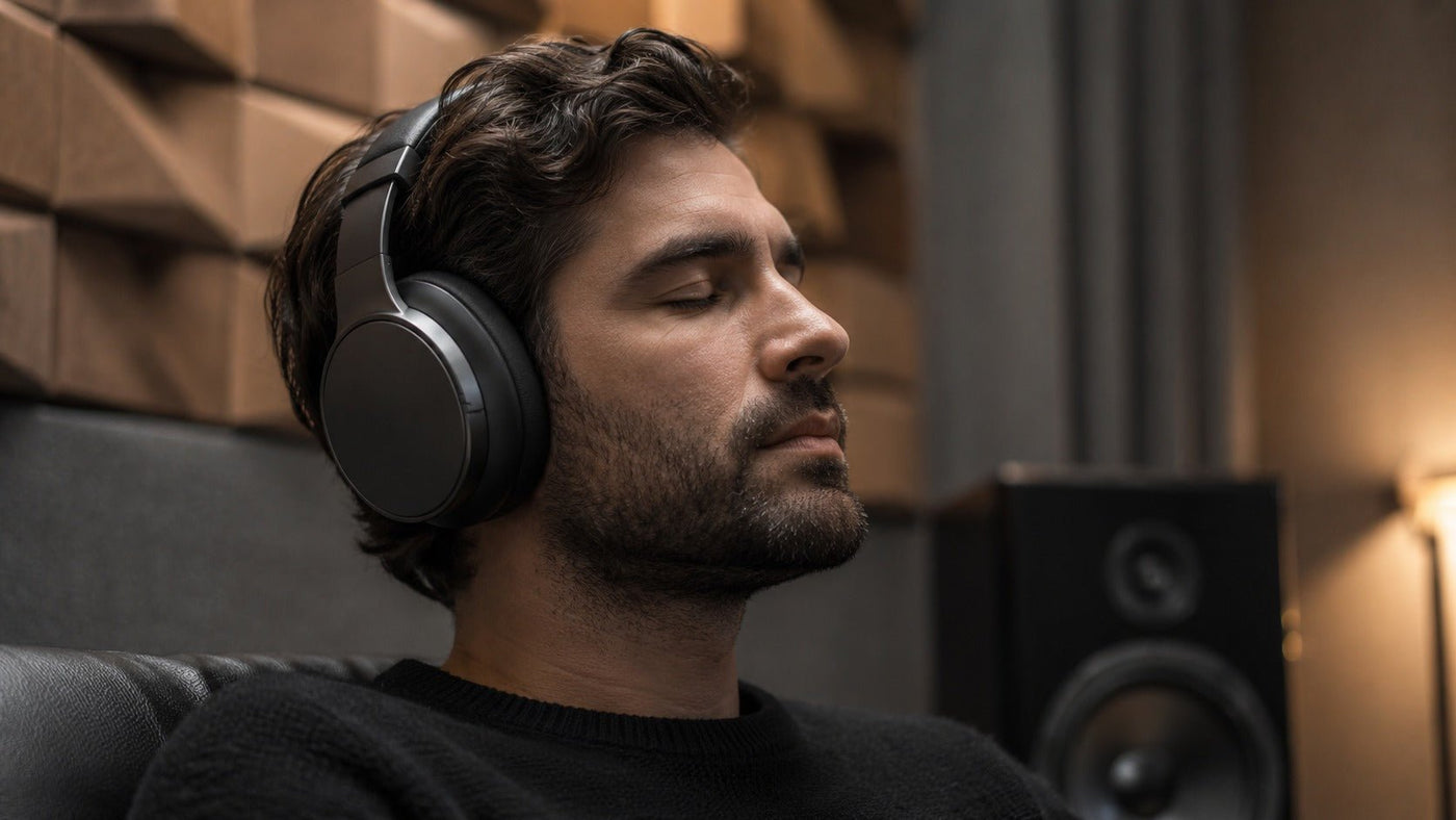 High fidelity wireless headphones for music listening