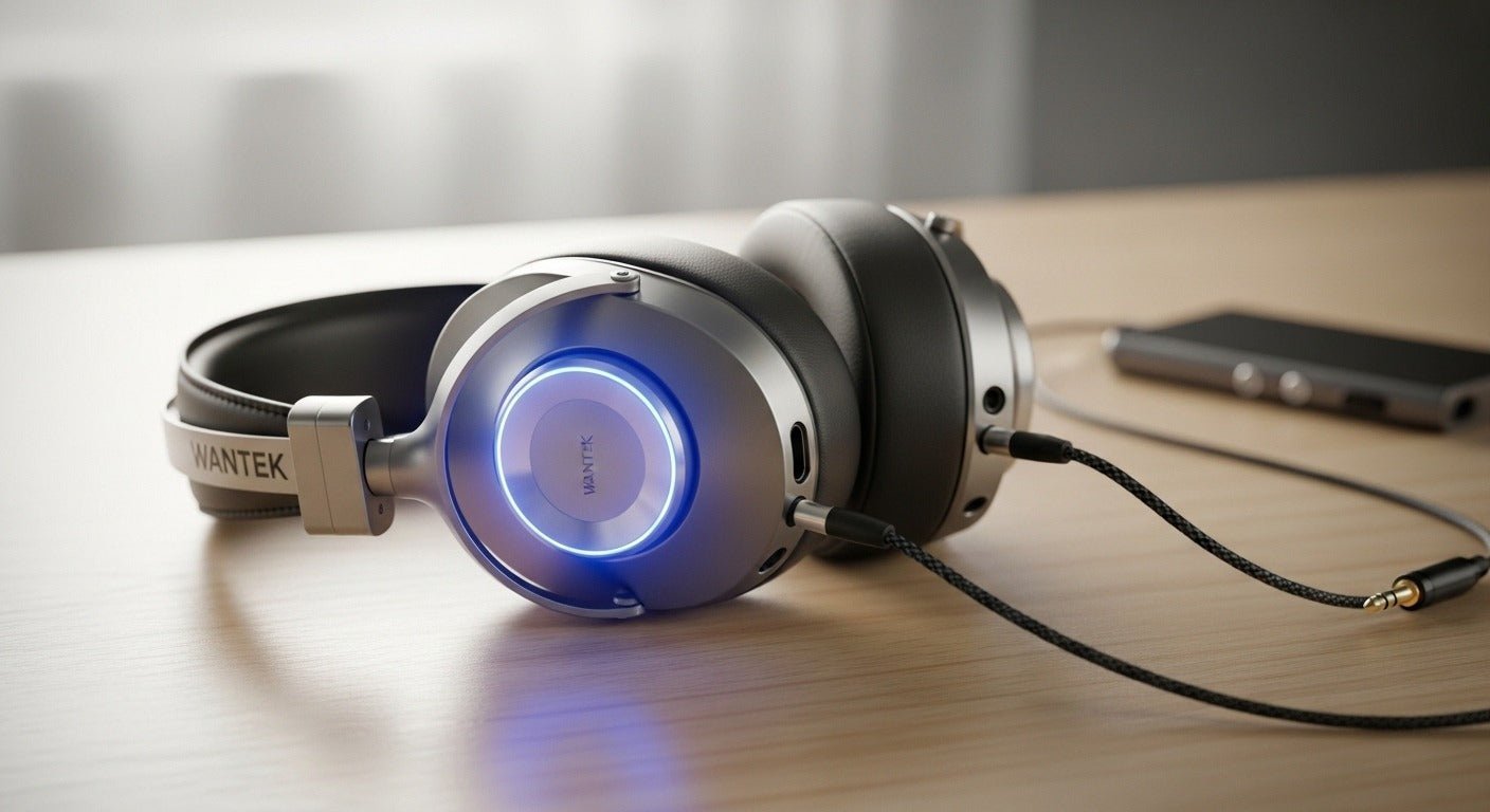 bluetooth and cord headphones