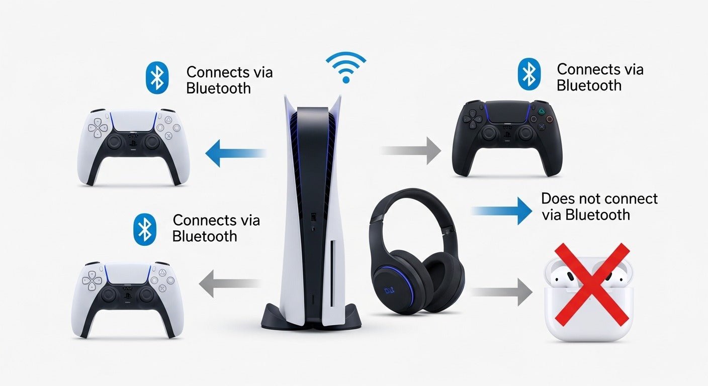 Can you connect AirPods to PS5