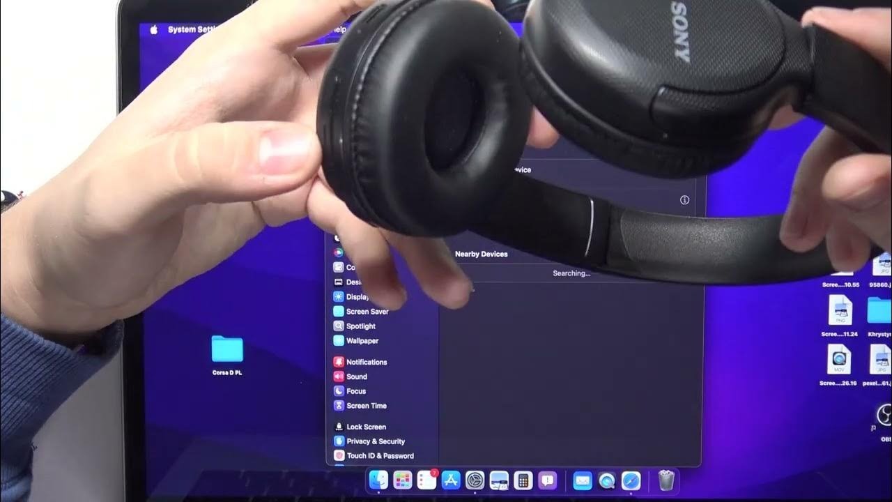 how to connect sony headphones to mac