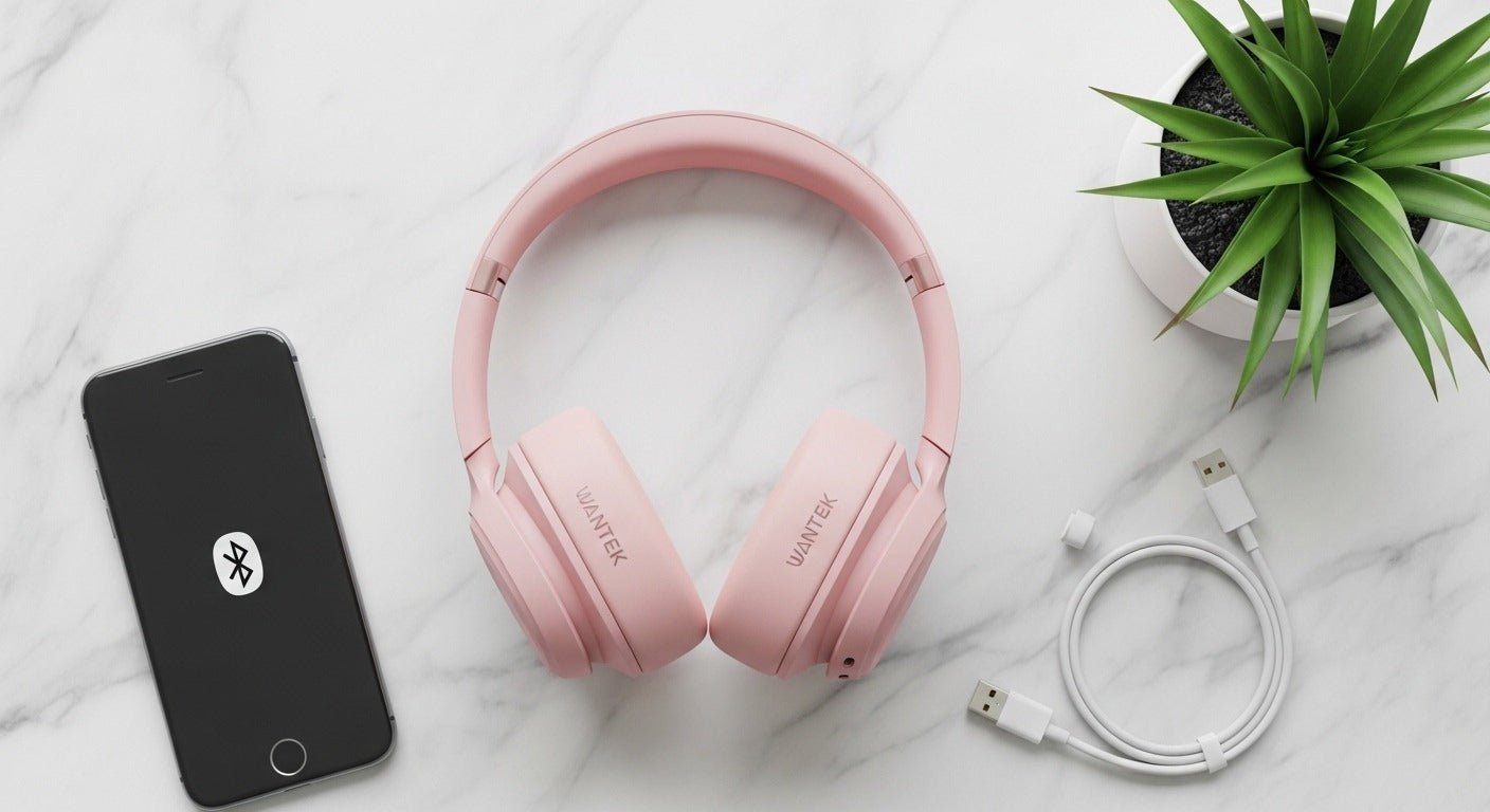 pink headphones wireless