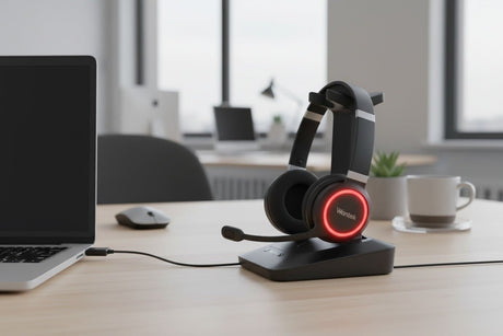 noise cancelling call center headset