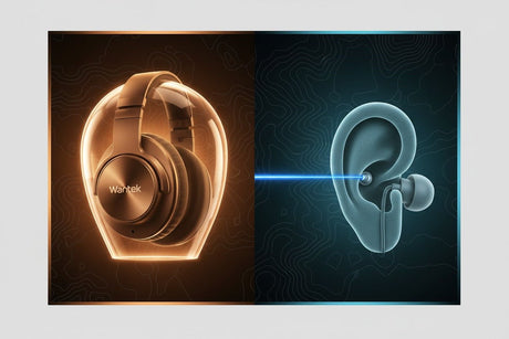 over ear in ear headphones