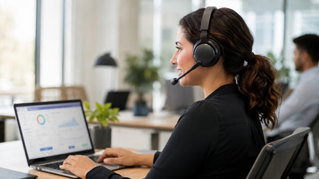 wireless call center headsets