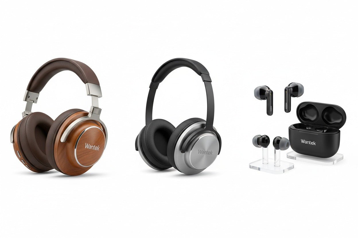 various types of headphones