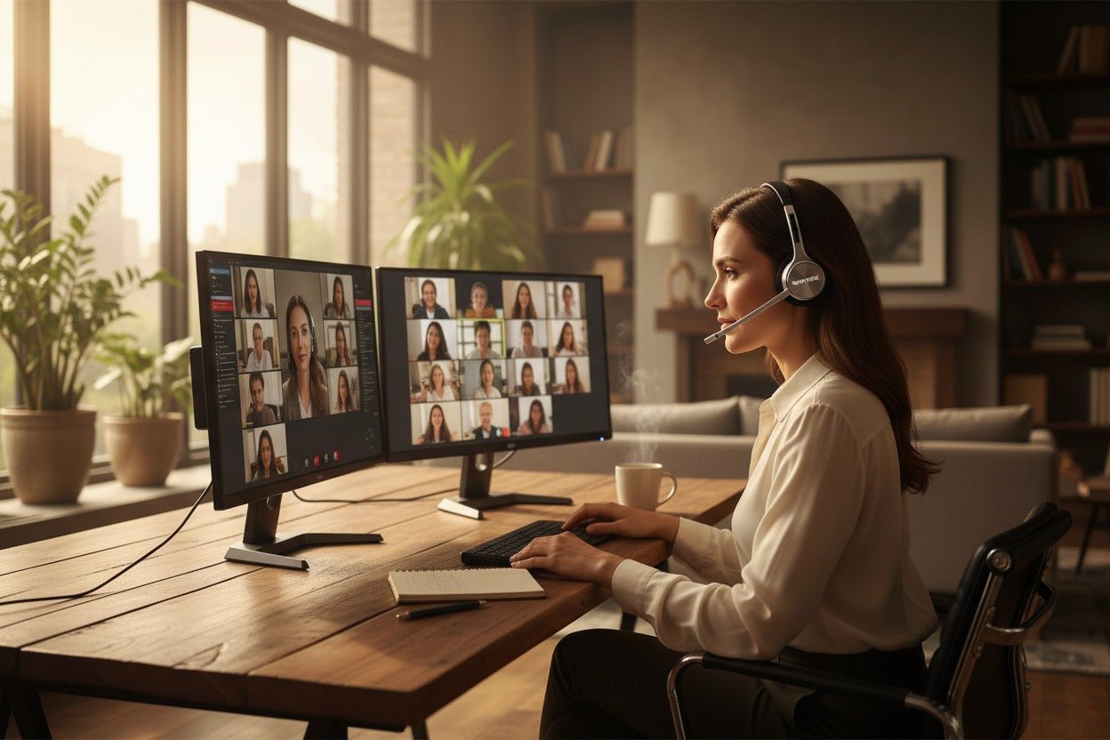 best noise cancelling headset with mic for working from home