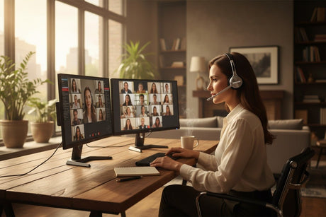 best noise cancelling headset with mic for working from home