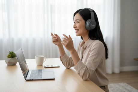 wireless headphone with microphone