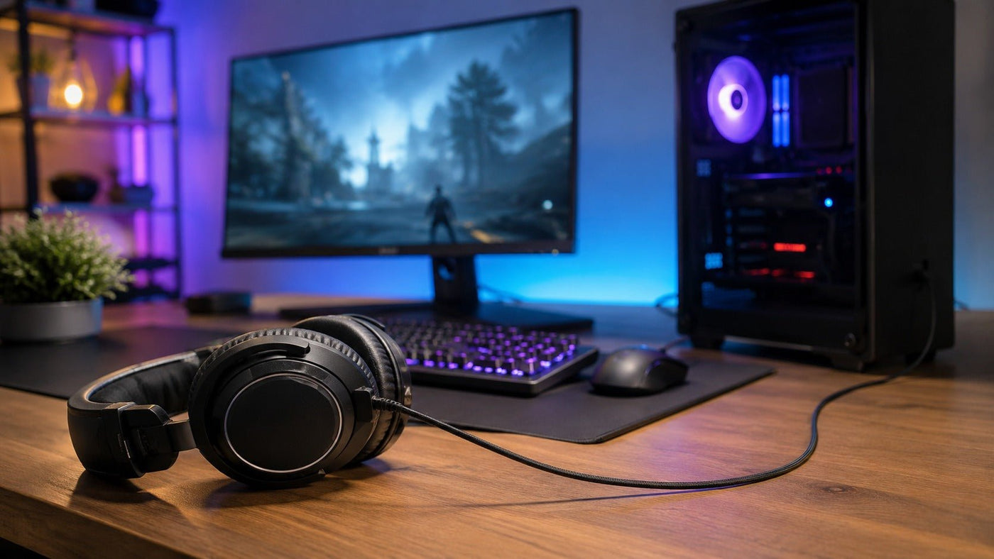 wired headset with microphone