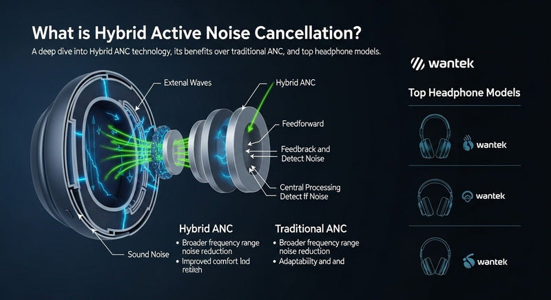 What Is Hybrid ANC? How It Works vs. Regular ANC – Wantek
