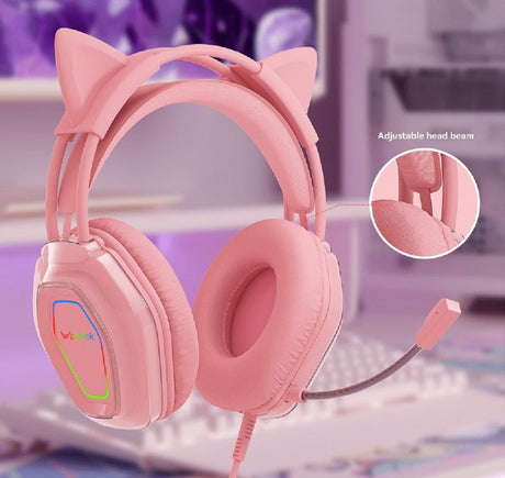 cat ears led headphones