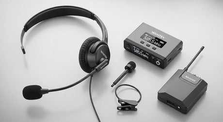 wireless headphone microphone set