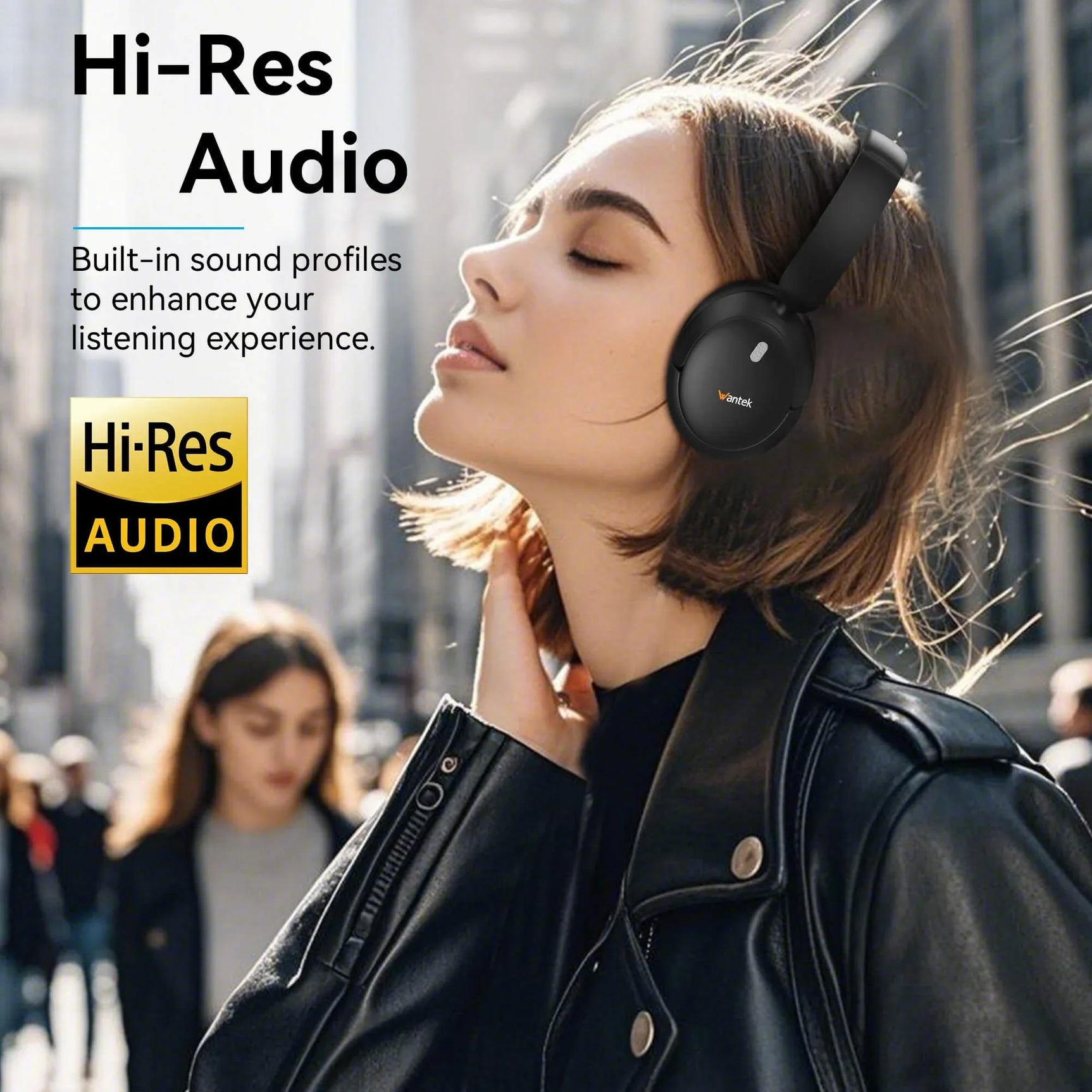 Wantek T3 wireless headphones with Bluetooth 5.3