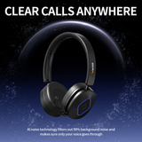 Wantek Wireless Headset with USB Dongle, Bluetooth 6.0 PC Headset with Noise Canceling Mic, 40Hrs Music Time, 2.4G/BT Switch for Computer Laptop Call Center Skype Teams (500mAh)