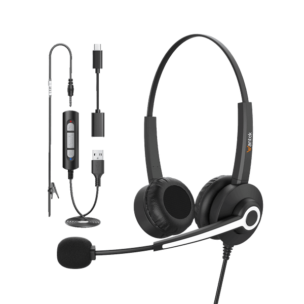 Headset USB with Microphone | Wantek